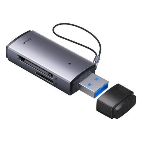 Czytnik kart Baseus WKQX060013 USB 3.0 SD i microSD Czytnik kart Baseus WKQX060013 USB 3.0 SD i microSD