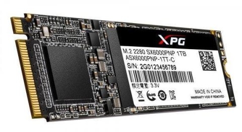 Dysk SSD ADATA XPG SX6000 PRO 1TB M.2 PCIe NVMe (2100/1400 MB/s) 2280, 3D TLC NAND Dysk SSD ADATA XPG SX6000 PRO 1TB M.2 PCIe NVMe (2100/1400 MB/s) 2280, 3D TLC NAND