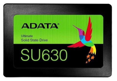 Dysk SSD ADATA Ultimate SU630 960GB 2,5" SATA3 (520/450 MB/s) 7mm, 3D QLC / Black Retail Dysk SSD ADATA Ultimate SU630 960GB 2,5" SATA3 (520/450 MB/s) 7mm, 3D QLC / Black Retail