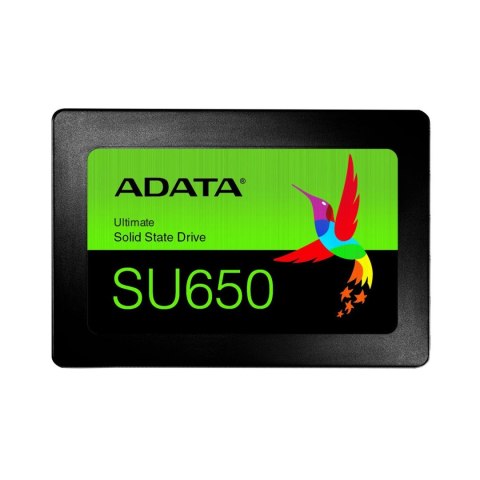Dysk SSD ADATA Ultimate SU650 1TB 2,5" SATA3 (520/450 MB/s) 7mm, 3D NAND Dysk SSD ADATA Ultimate SU650 1TB 2,5" SATA3 (520/450 MB/s) 7mm, 3D NAND