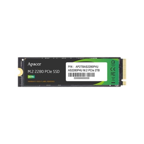 Dysk SSD Apacer AS2280P4U 2TB M.2 PCIe Gen3x4 2280 (3500/3000 MB/s) 3D NAND Dysk SSD Apacer AS2280P4U 2TB M.2 PCIe Gen3x4 2280 (3500/3000 MB/s) 3D NAND
