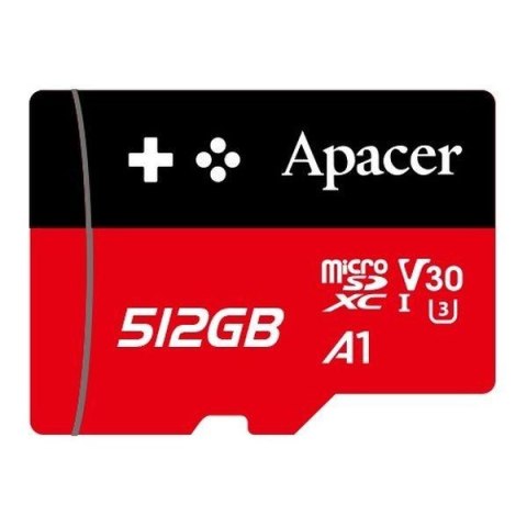 Karta pamięci microSDXC Apacer Gaming 512GB (100/80 MB/s) Class 10 UHS-I U3 V30 A1 Karta pamięci microSDXC Apacer Gaming 512GB (100/80 MB/s) Class 10 UHS-I U3 V30 A1