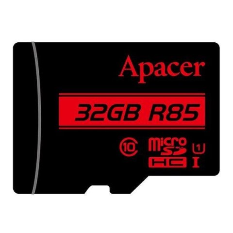 Karta pamięci microSDHC Apacer R85 32GB (85/10 MB/s) Class 10 U1 Karta pamięci microSDHC Apacer R85 32GB (85/10 MB/s) Class 10 U1