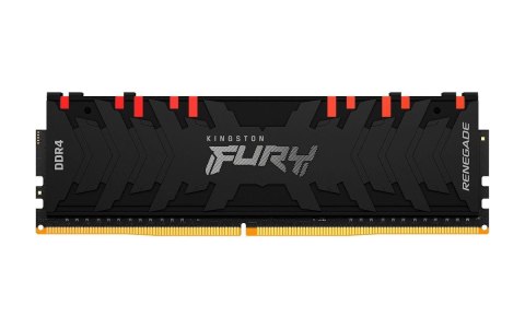 Pamięć DDR4 Kingston Fury Renegade RGB 8GB (1x8GB) 4000MHz CL19 1,35V czarna Pamięć DDR4 Kingston Fury Renegade RGB 8GB (1x8GB) 4000MHz CL19 1,35V czarna