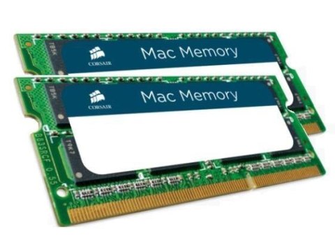 Pamięć SODIMM DDR3 Corsair Mac Memory 8GB (2x4GB) 1333MHz CL9 1,5V Pamięć SODIMM DDR3 Corsair Mac Memory 8GB (2x4GB) 1333MHz CL9 1,5V