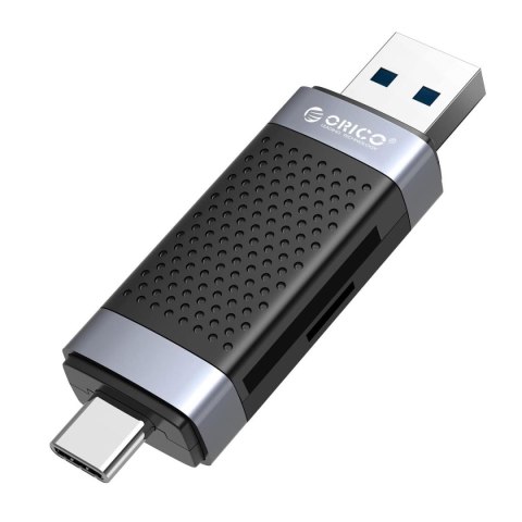 Czytnik kart pamięci ORICO CD2D-AC2-BK-EP SD/microSD USB-A/USB-C 2.0 Czytnik kart pamięci ORICO CD2D-AC2-BK-EP SD/microSD USB-A/USB-C 2.0