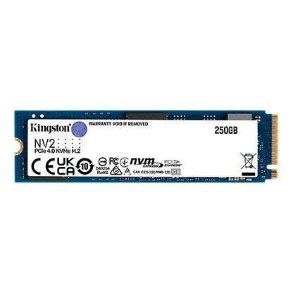 Dysk SSD Kingston NV2 250GB M.2 NVMe PCIe Gen 4.0 x4 (3000/1300 MB/s) 2280 Dysk SSD Kingston NV2 250GB M.2 NVMe PCIe Gen 4.0 x4 (3000/1300 MB/s) 2280