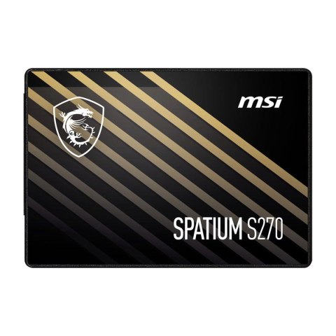 Dysk SSD MSI SPATIUM S270 240GB SATA3 2.5" (500/400 MB/s) 3D NAND Dysk SSD MSI SPATIUM S270 240GB SATA3 2.5" (500/400 MB/s) 3D NAND