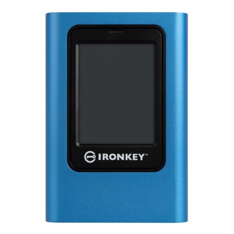 Dysk zewnętrzny SSD Kingston IronKey Vault Privacy 80 1,92TB USB 3.0 Type-C (250/250 MB/s) niebiesko-czarny Dysk zewnętrzny SSD Kingston IronKey Vault Privacy 80 1,92TB USB 3.0 Type-C (250/250 MB/s) niebiesko-czarny