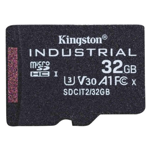 Karta pamięci Kingston Industrial microSD 32GB Class 10 UHS-I U3 Karta pamięci Kingston Industrial microSD 32GB Class 10 UHS-I U3