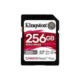 Karta pamięci Kingston SDXC Canvas React Plus 256GB Class 10 UHS-II