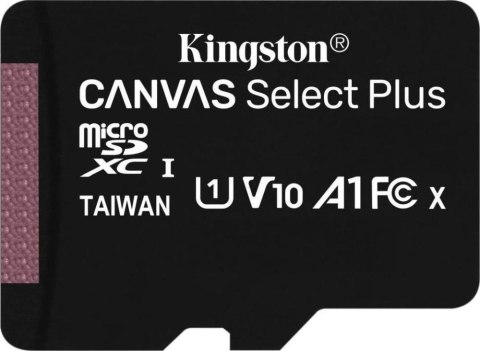 Karta pamięci Kingston microSD Canvas Select Plus 64GB UHS-I Class 10 + adapter Karta pamięci Kingston microSD Canvas Select Plus 64GB UHS-I Class 10 + adapter