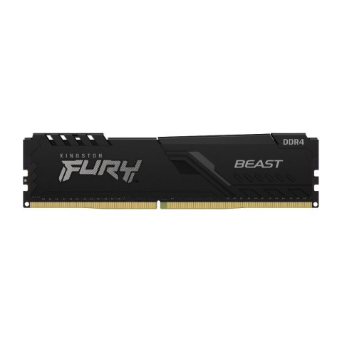 Pamięć DDR4 Kingston Fury Beast 16GB (1x16GB) 2666MHz CL16 1,2V czarna Pamięć DDR4 Kingston Fury Beast 16GB (1x16GB) 2666MHz CL16 1,2V czarna