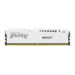Pamięć DDR5 Kingston FURY Beast 32GB (1x32GB) 6400MHz CL32 1,4V White EXPO