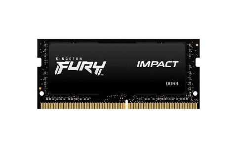 Pamięć SODIMM DDR4 Kingston Fury Impact 8GB (1x8GB) 3200MHz CL20 1,2V Pamięć SODIMM DDR4 Kingston Fury Impact 8GB (1x8GB) 3200MHz CL20 1,2V