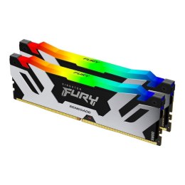 Pamięć niebinarna DDR5 Kingston FURY Renegade RGB 48GB (2x24GB) 6400MHz CL32 1,4V Silver