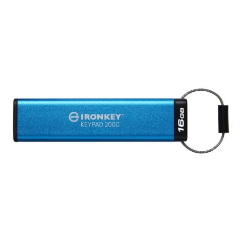 Pendrive Kingston IronKey Keypad 200C 16GB USB 3.2 Gen 1 Type-C Pendrive Kingston IronKey Keypad 200C 16GB USB 3.2 Gen 1 Type-C