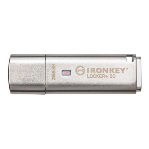 Pendrive Kingston IronKey Locker+ 50 256GB USB 3.2 Gen 1 Pendrive Kingston IronKey Locker+ 50 256GB USB 3.2 Gen 1