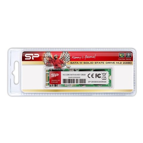 Dysk SSD Silicon Power A55 128GB M.2 2280 SATA3 (560/530 MB/s) Dysk SSD Silicon Power A55 128GB M.2 2280 SATA3 (560/530 MB/s)