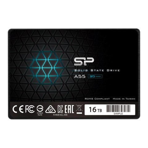 Dysk SSD Silicon Power A55 16TB 2.5" SATA3 (500/450) 3D NAND, 7mm Dysk SSD Silicon Power A55 16TB 2.5" SATA3 (500/450) 3D NAND, 7mm