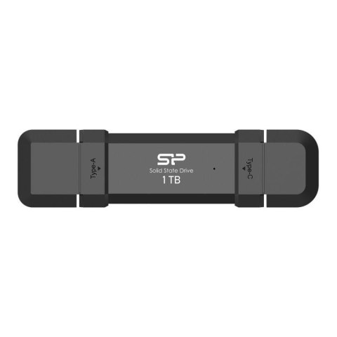 Dysk zewnętrzny SSD Silicon Power DS72 1TB USB-A USB-C 1050/850 MB/s Czarny Dysk zewnętrzny SSD Silicon Power DS72 1TB USB-A USB-C 1050/850 MB/s Czarny