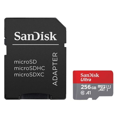 Karta pamięci MicroSDHC SanDisk ULTRA ANDROID 256GB 120MB/s UHS-I Class 10 + adapter Karta pamięci MicroSDHC SanDisk ULTRA ANDROID 256GB 120MB/s UHS-I Class 10 + adapter