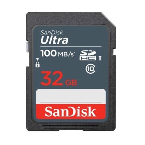 Karta pamięci SanDisk ULTRA SDHC 32GB 100MB/s Karta pamięci SanDisk ULTRA SDHC 32GB 100MB/s