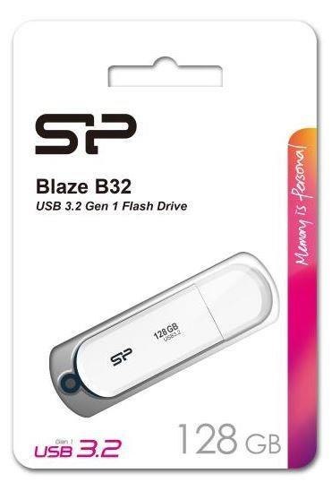 Pendrive Silicon Power Blaze B03 128GB USB 3.2 White Pendrive Silicon Power Blaze B03 128GB USB 3.2 White
