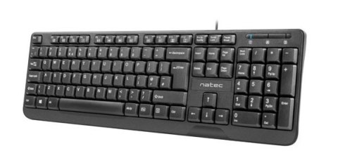 Klawiatura Przewodowa NATEC Trout Slim Czarny Klawiatura Przewodowa NATEC Trout Slim Czarny