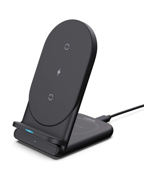 LC-A2 Black ładowarka bezprzewodowa 2w1 Qi 10W USB-C LC-A2 Black ładowarka bezprzewodowa 2w1 Qi 10W USB-C