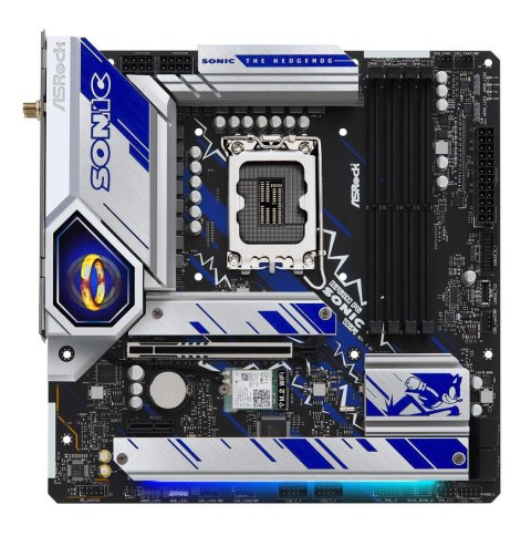 Płyta ASRock B760M PG SONIC WIFI /B760/DDR5/SATA3/M.2/USB3.1/WiFi/BT/PCIe5.0/s.1700/mATX Płyta ASRock B760M PG SONIC WIFI /B760/DDR5/SATA3/M.2/USB3.1/WiFi/BT/PCIe5.0/s.1700/mATX