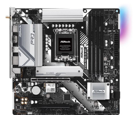 Płyta ASRock B760M PRO RS/D4 WIFI /B760/DDR4/SATA3/M.2/USB3.1/WiFi/BT/PCIe5.0/s.1700/mATX Płyta ASRock B760M PRO RS/D4 WIFI /B760/DDR4/SATA3/M.2/USB3.1/WiFi/BT/PCIe5.0/s.1700/mATX
