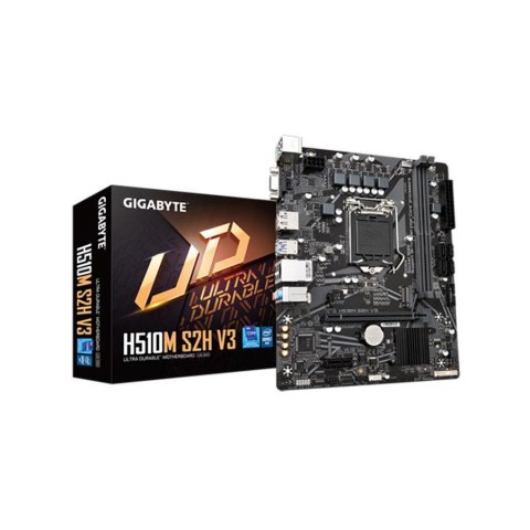 Płyta Gigabyte H510M S2H V3 (rev. 1.0) /H470/DDR4/SATA3/M.2/USB3.0/PCIe3.0/s.1200/mATX Płyta Gigabyte H510M S2H V3 (rev. 1.0) /H470/DDR4/SATA3/M.2/USB3.0/PCIe3.0/s.1200/mATX
