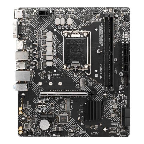 Płyta MSI PRO H610M-G /H610/DDR5/SATA3/M.2/USB3.0/PCIe4.0/s.1700/mATX Płyta MSI PRO H610M-G /H610/DDR5/SATA3/M.2/USB3.0/PCIe4.0/s.1700/mATX