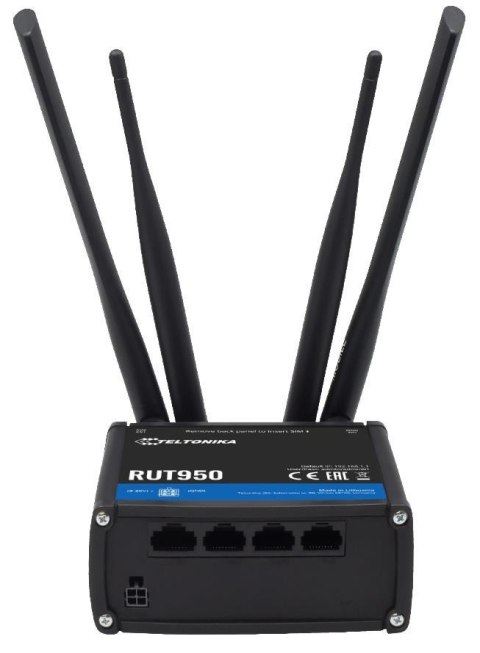 Router 4G LTE Teltonika RUT950, WiFi 802.11b/g/n, 2x SIM, 4x LAN/WAN 10/100 Mbps Router 4G LTE Teltonika RUT950, WiFi 802.11b/g/n, 2x SIM, 4x LAN/WAN 10/100 Mbps