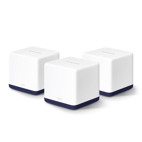 Zestaw systemu Mesh Mercusys Halo H30G AC1900 3xLAN/WAN (3-Pack) Zestaw systemu Mesh Mercusys Halo H30G AC1900 3xLAN/WAN (3-Pack)