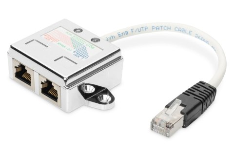 Adapter RJ45 DIGITUS AT-AG CX2 2x gniazdo RJ45 kat.5e ekran. Adapter RJ45 DIGITUS AT-AG CX2 2x gniazdo RJ45 kat.5e ekran.