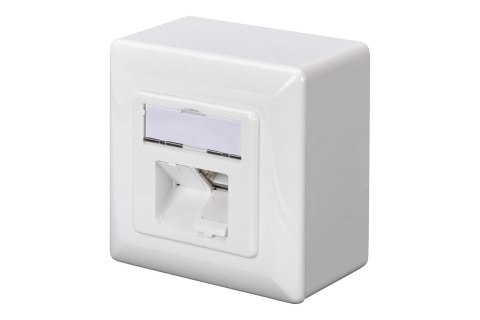 Gniazdo natynkowe DIGITUS 2x RJ45 ekranowane kat. 5e Gniazdo natynkowe DIGITUS 2x RJ45 ekranowane kat. 5e