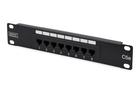Patch panel DIGITUS 10" 8x RJ45 S/FTP kat. 5e 1U Patch panel DIGITUS 10" 8x RJ45 S/FTP kat. 5e 1U