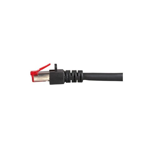 Patchcord 100% miedź EFB Cat.6 LSZH S/FTP, 1m, czarny Patchcord 100% miedź EFB Cat.6 LSZH S/FTP, 1m, czarny