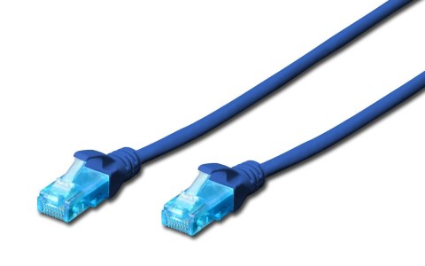 Patchcord DIGITUS UTP kat. 5e 15m PVC niebieski Patchcord DIGITUS UTP kat. 5e 15m PVC niebieski