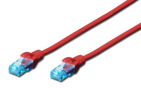 Patchcord DIGITUS UTP kat. 5e 20m PVC czerwony Patchcord DIGITUS UTP kat. 5e 20m PVC czerwony