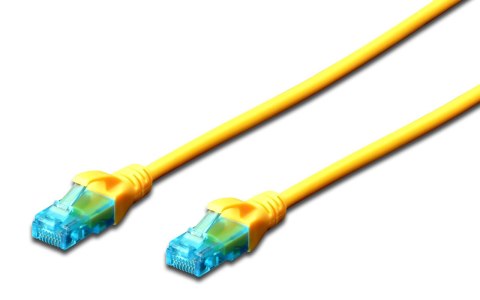 Patchcord DIGITUS UTP kat. 5e 20m PVC żółty Patchcord DIGITUS UTP kat. 5e 20m PVC żółty