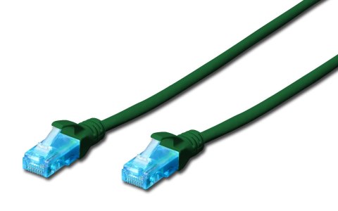 Patchcord DIGITUS UTP kat. 5e 25m PVC zielony Patchcord DIGITUS UTP kat. 5e 25m PVC zielony