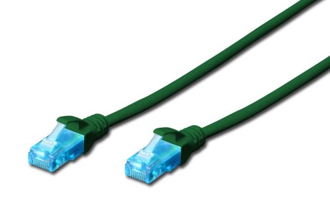 Patchcord DIGITUS UTP kat. 5e 7m PVC zielony Patchcord DIGITUS UTP kat. 5e 7m PVC zielony