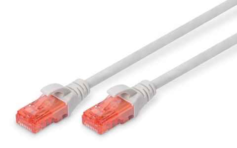 Patchcord DIGITUS UTP kat. 6 0,25m PVC szary Patchcord DIGITUS UTP kat. 6 0,25m PVC szary