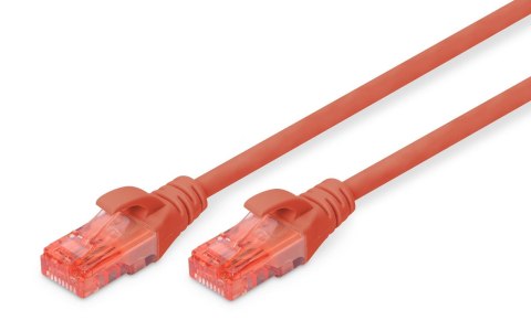 Patchcord DIGITUS UTP kat. 6 2m PVC czerwony Patchcord DIGITUS UTP kat. 6 2m PVC czerwony
