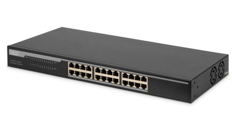 Switch niezarządzalny DIGITUS 19" Rack Gigabit 24x10/100/1000Mbps Switch niezarządzalny DIGITUS 19" Rack Gigabit 24x10/100/1000Mbps