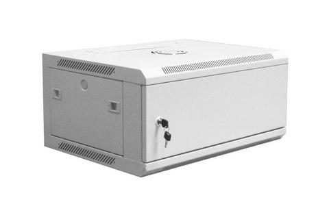 Szafa wisząca DIGITUS 19" 4U 600/450 drzwi blaszane (RAL 7035)