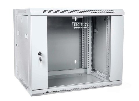 Szafa wisząca dwusekcyjna DIGITUS 19" 9U 600/550 (RAL 7035) Szafa wisząca dwusekcyjna DIGITUS 19" 9U 600/550 (RAL 7035)